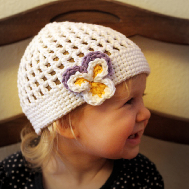 Summer's Hat with Pansy