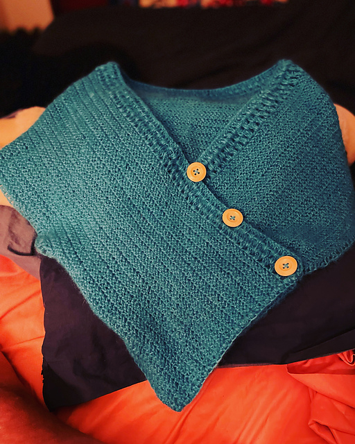 Fancy Fine Herringbone Cowl