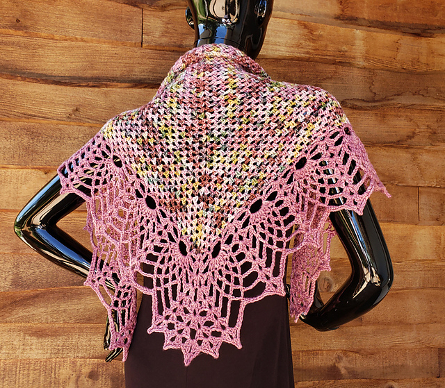 Strawberry Fields Shawlette