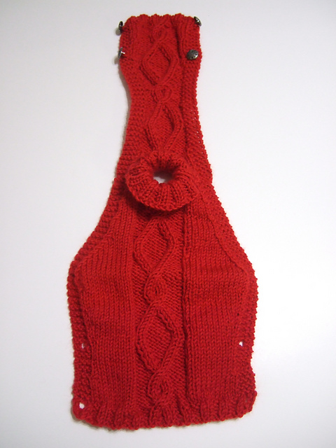 Cabled Chicken Sweater