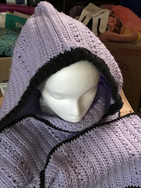 Lovely lavendar hoodlet