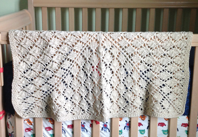 Granny's Little Diamond Lace Blankie