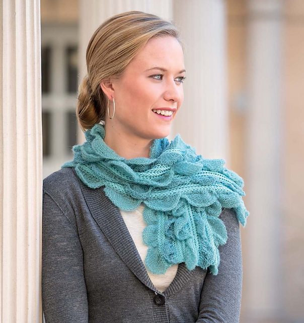 Mia Brioche-Stitch Scarf