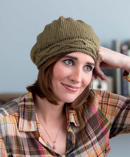 Hers & His Cabled-Brim Tam and Beanie