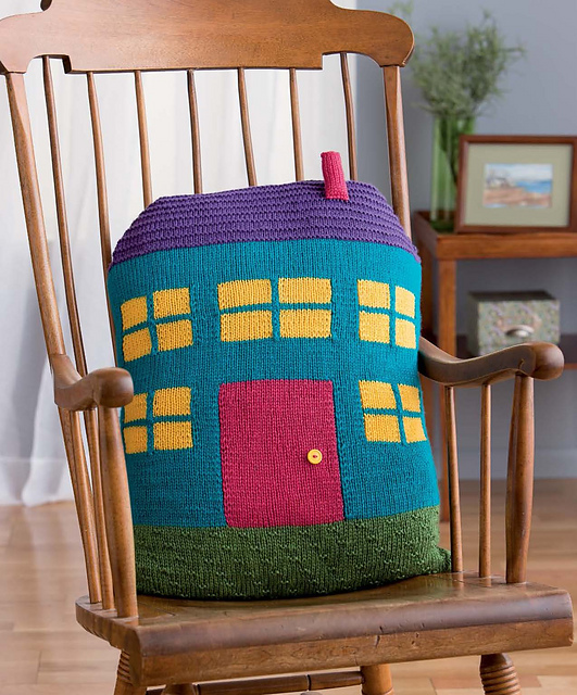 Our House Intarsia Pillow