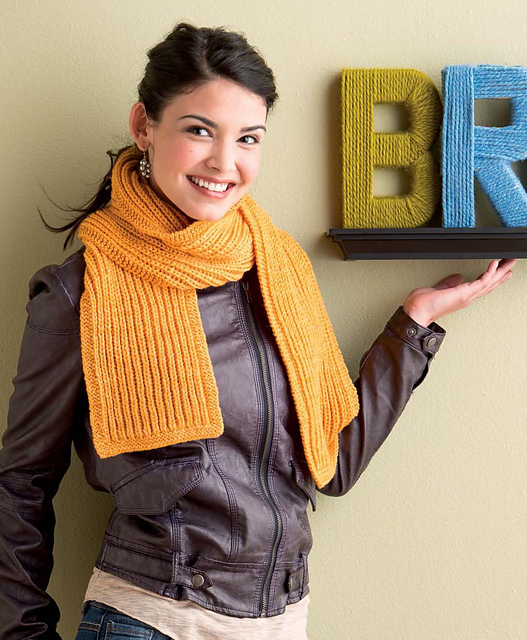 Basic Brioche Scarf