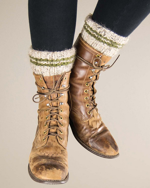 Ribbed Boot Cuffs