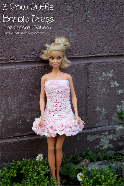 3 Row Ruffle Dress