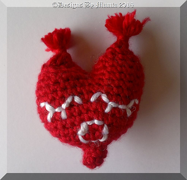 Mrs Heart Amigurumi