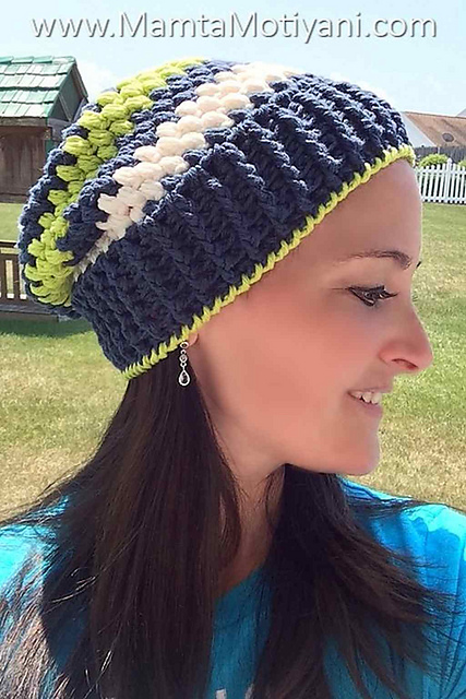 Bobbles Slouchy Beanie