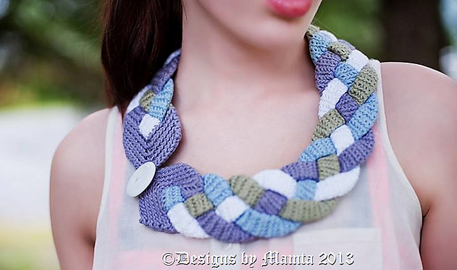 Four Braided Necklace