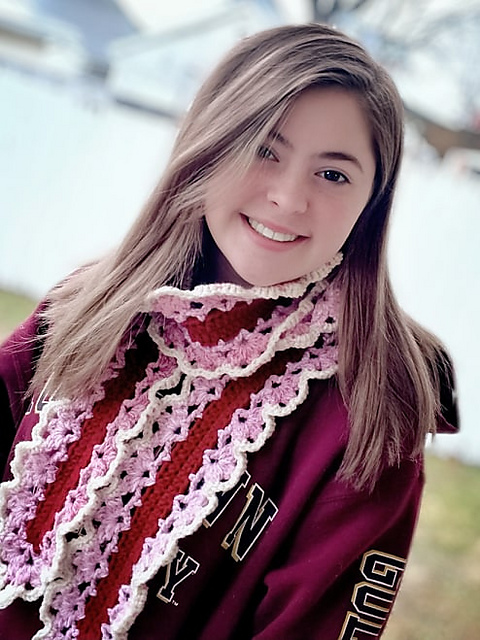 Blooming Hearts Scarf