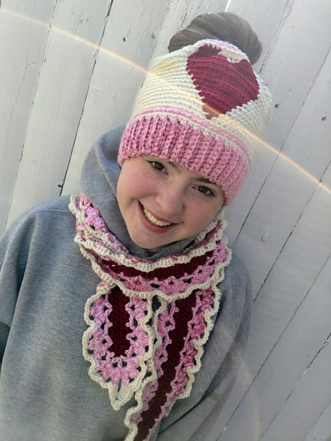 Hippie Heart Hat