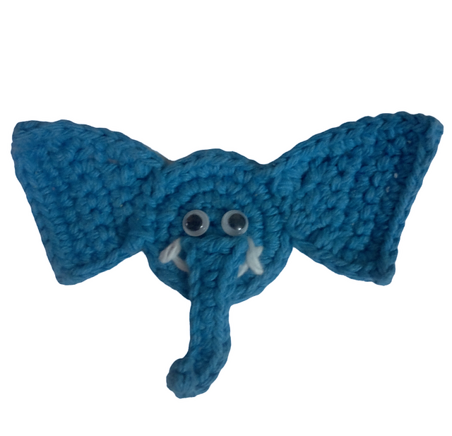 Baby Elephant Head Applique