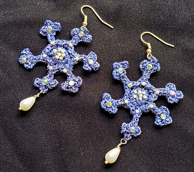 Baby Snowflake Earrings