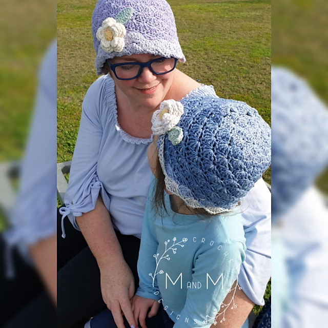 Romantic Daisy Cloche Hat