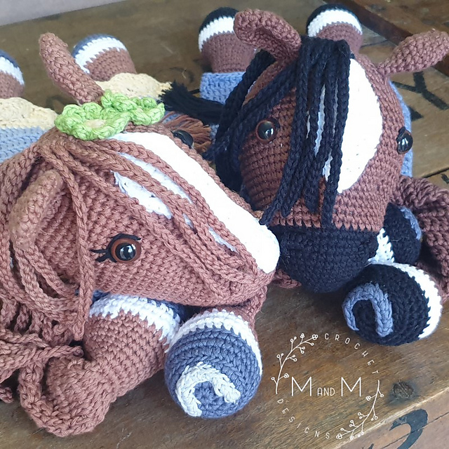 Melly Teddy Ragdoll Bonnie & Clyde Horse