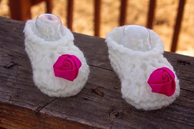 Perfect Rose Booties