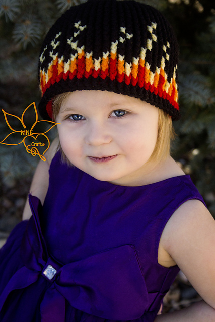 Girl on Fire Graph Hat