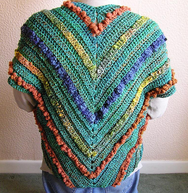 Deep V Crochet Bolero