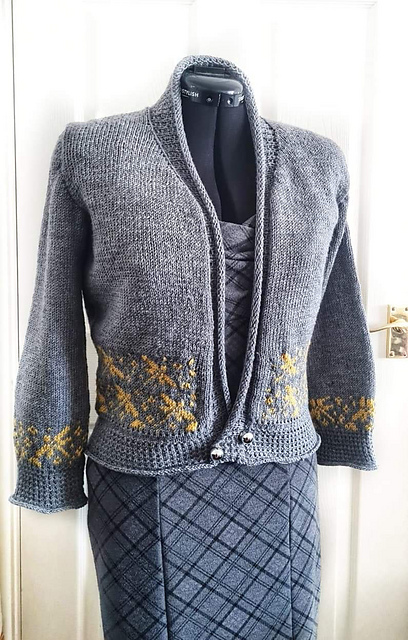 painted dragonflies cardigan