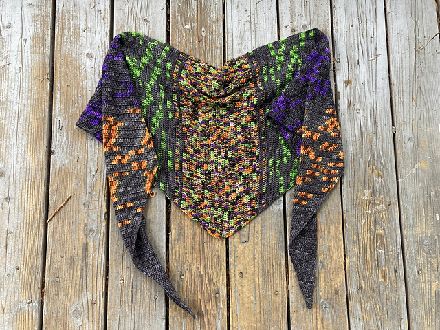 550 Striped Shawl