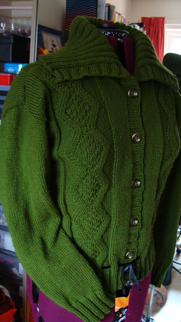 Design C - Wide-Collar Cardigan