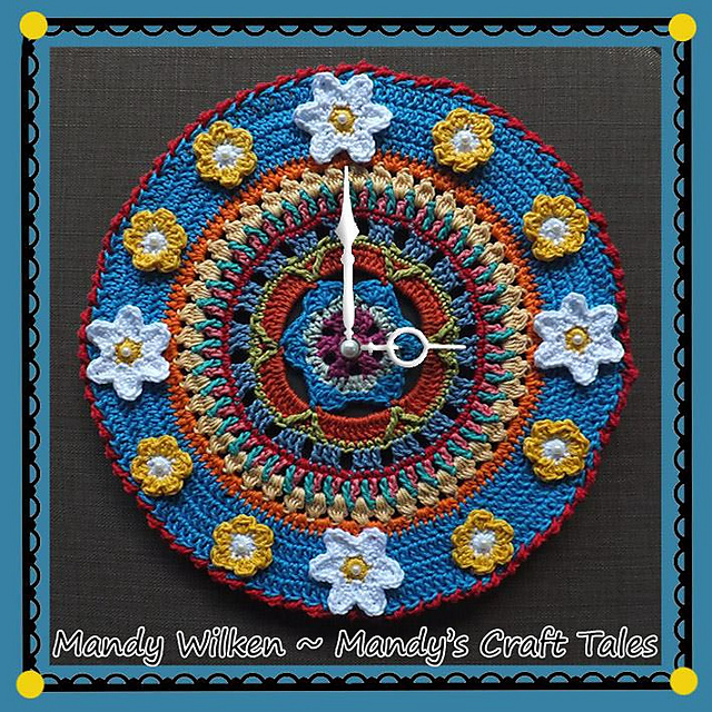 Garden Mandala Clock