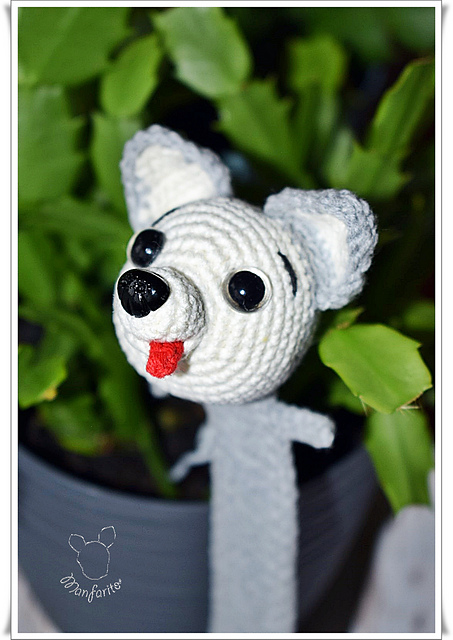 Zakładka wilczek/ Wolf bookmark