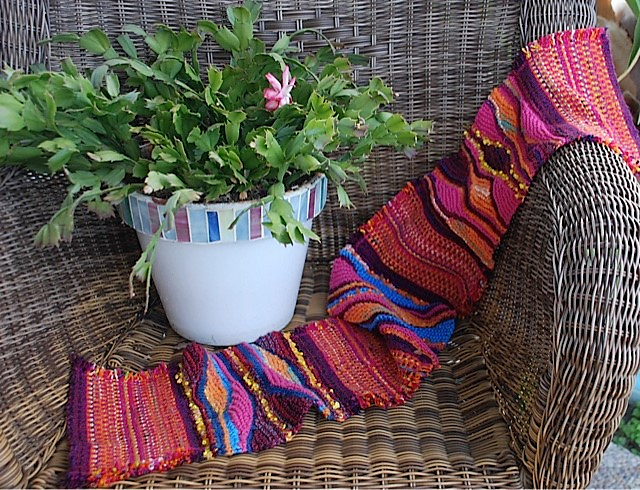 Swing the Moon Sampler Scarf