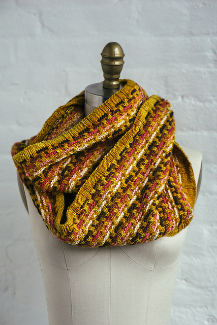 Trolley Tracks Infinity Scarf