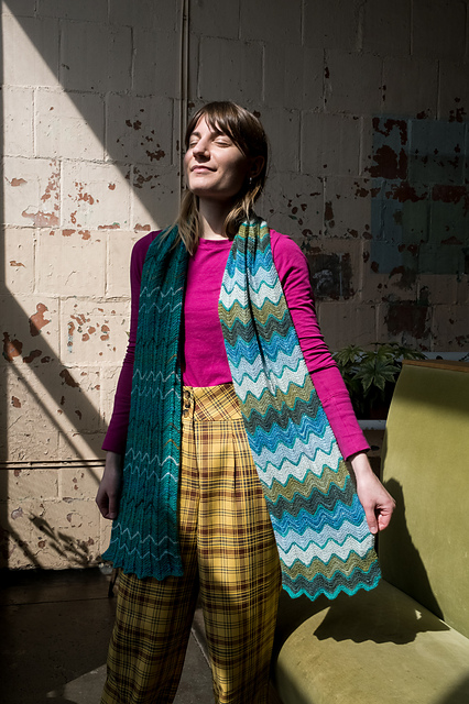スカーフ FLORA SCARF Ravelry: Flora Scarf pattern by Lisa R. Myers