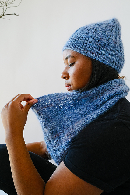 Early Frost Hat and Cowl