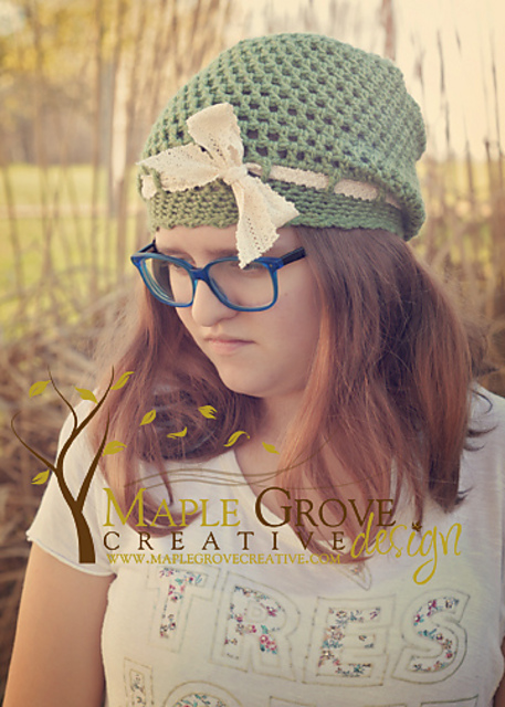 Lovely Lacey Slouchy Hat