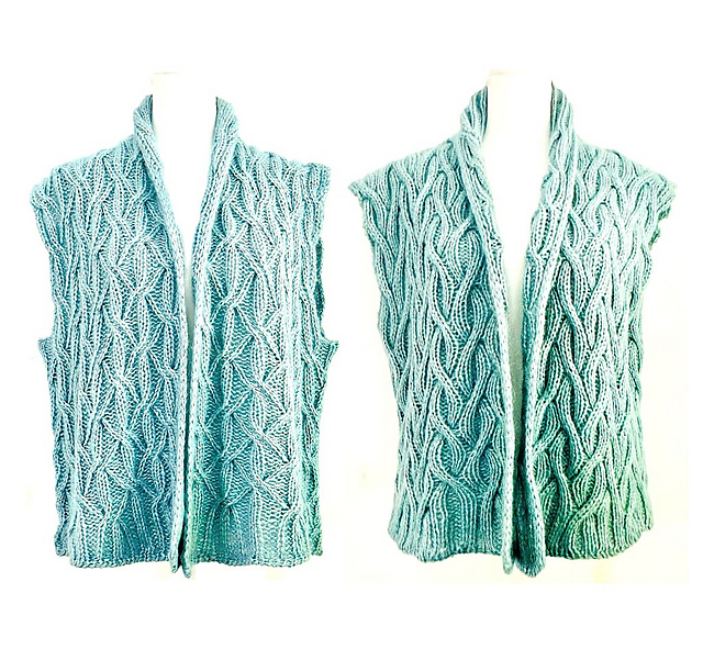 Twigs and Roots Cropped Vest