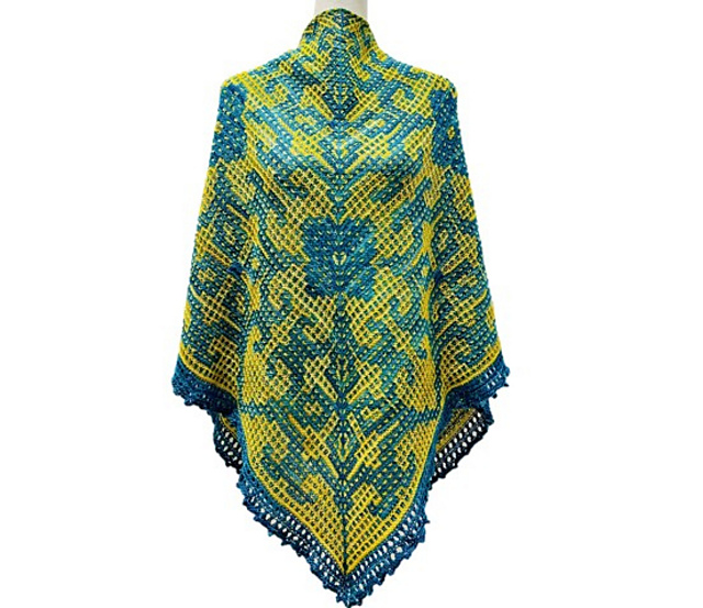 Floral De Lis Shawl