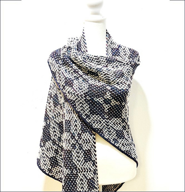 Desert Flowers Shawl