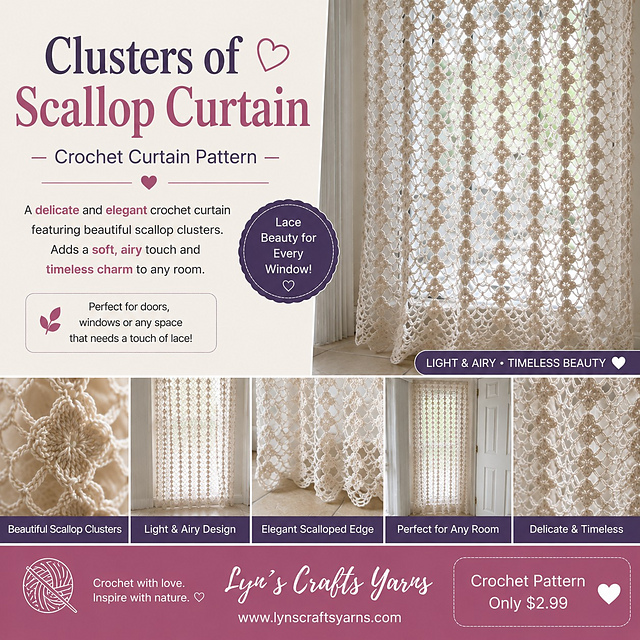 Clusters of Scallop Curtain