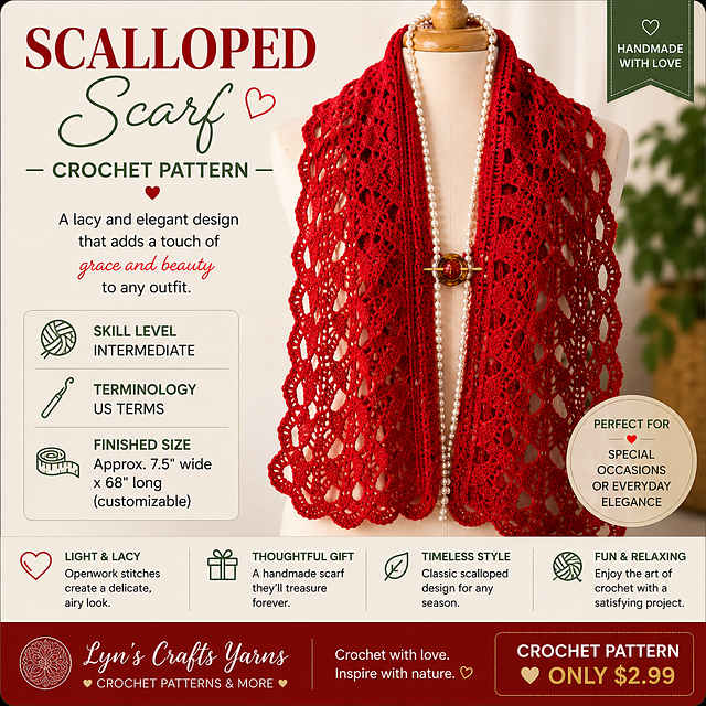 Scallops Scarf