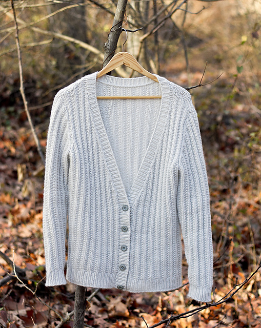 Deep V Cardigan