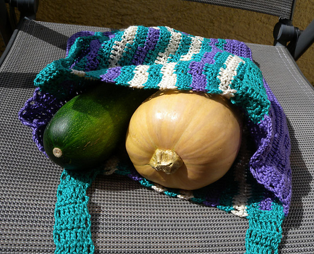 Striped Shopping Bag