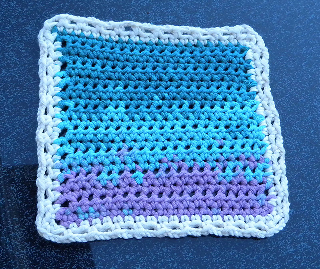 Sleep-Deprived Baby Washcloth Pattern