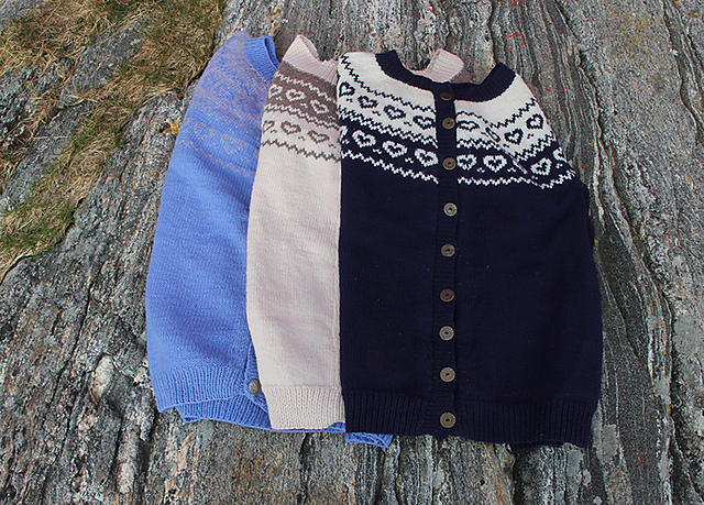 Hjertekofta / Heart cardigan