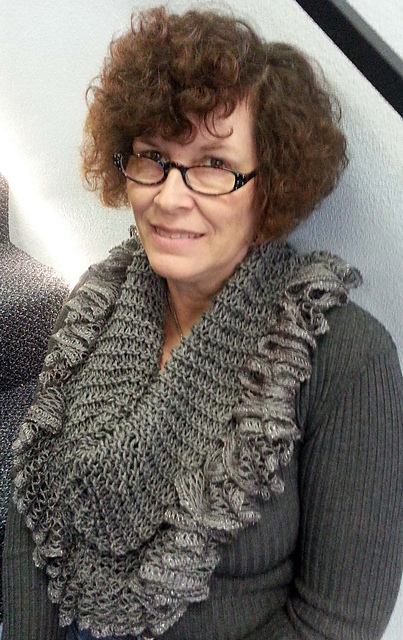 Carnation Ruffle Cowl