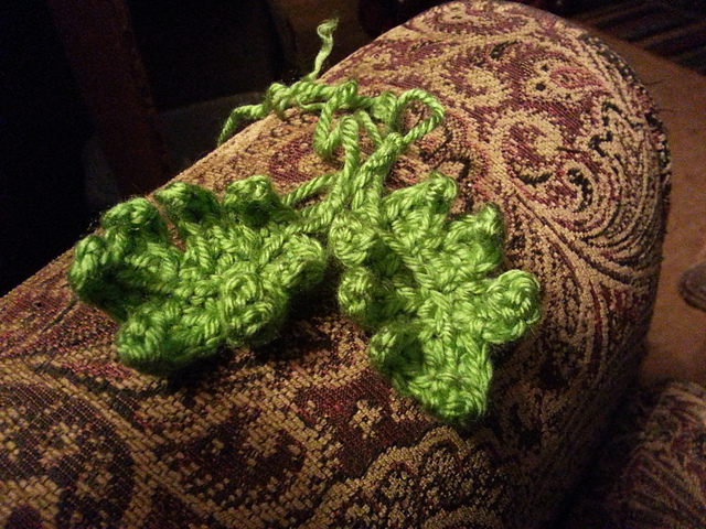 Little Green Oak Leaves