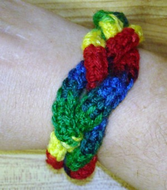 Crochet Braided Bangle