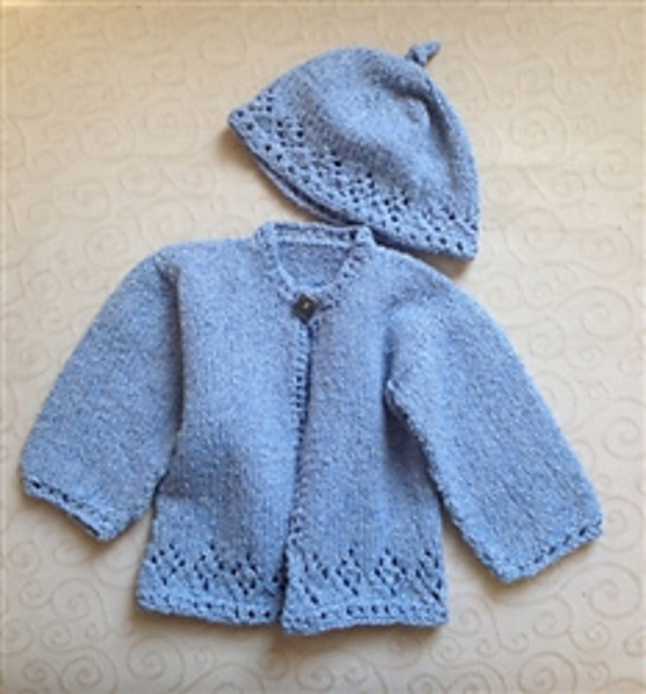 Baby Heron Sweater & Hat