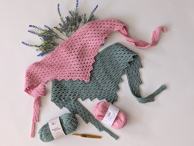 Reversible shawlette