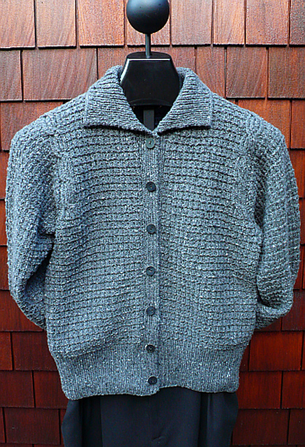 MS 205 Cable Inset Cardigan