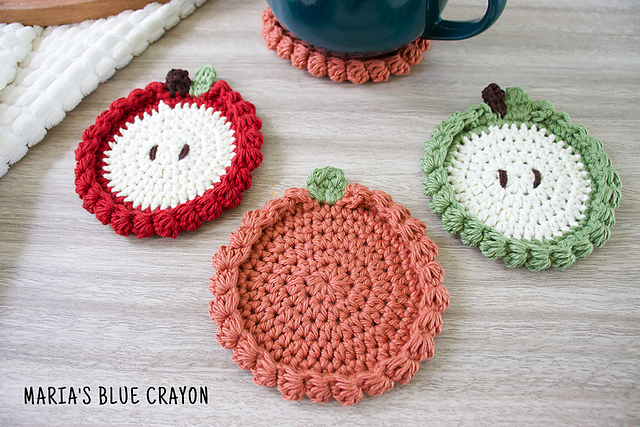 Pumpkin Coasters